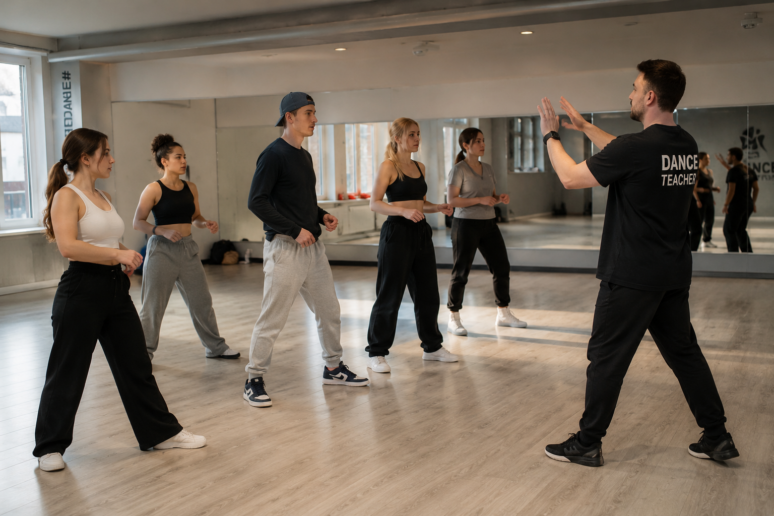 Beginner dance lesson at Quietorchardco