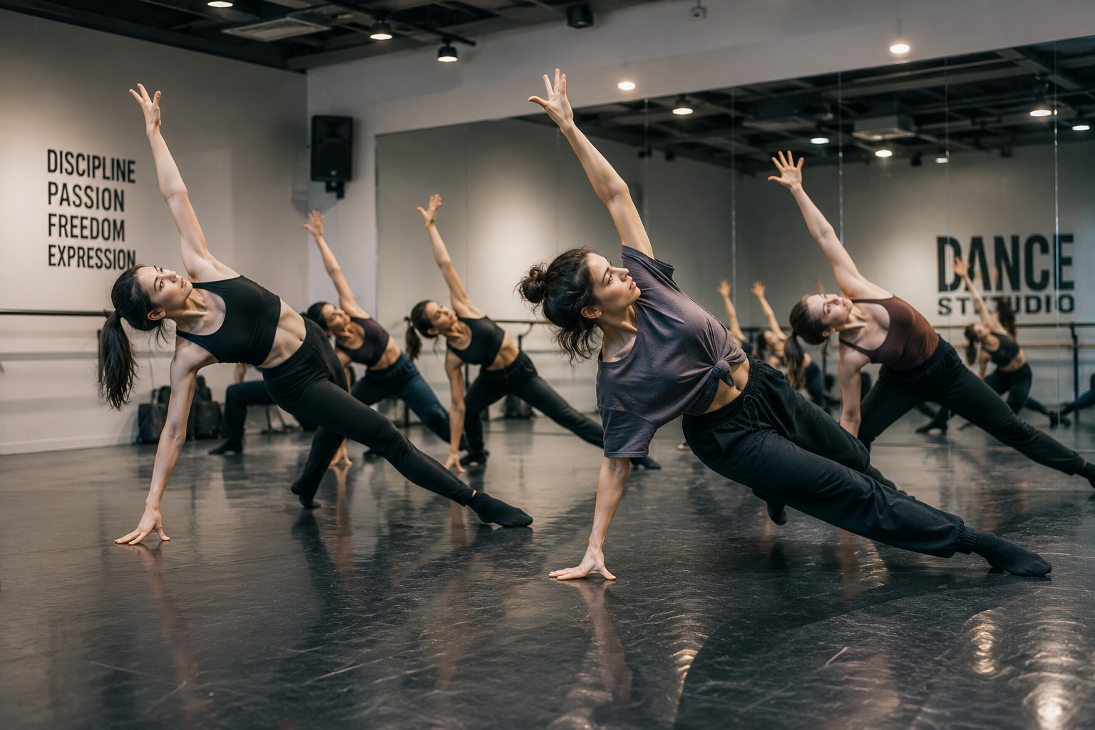 Contemporary dance class in Shrewsbury